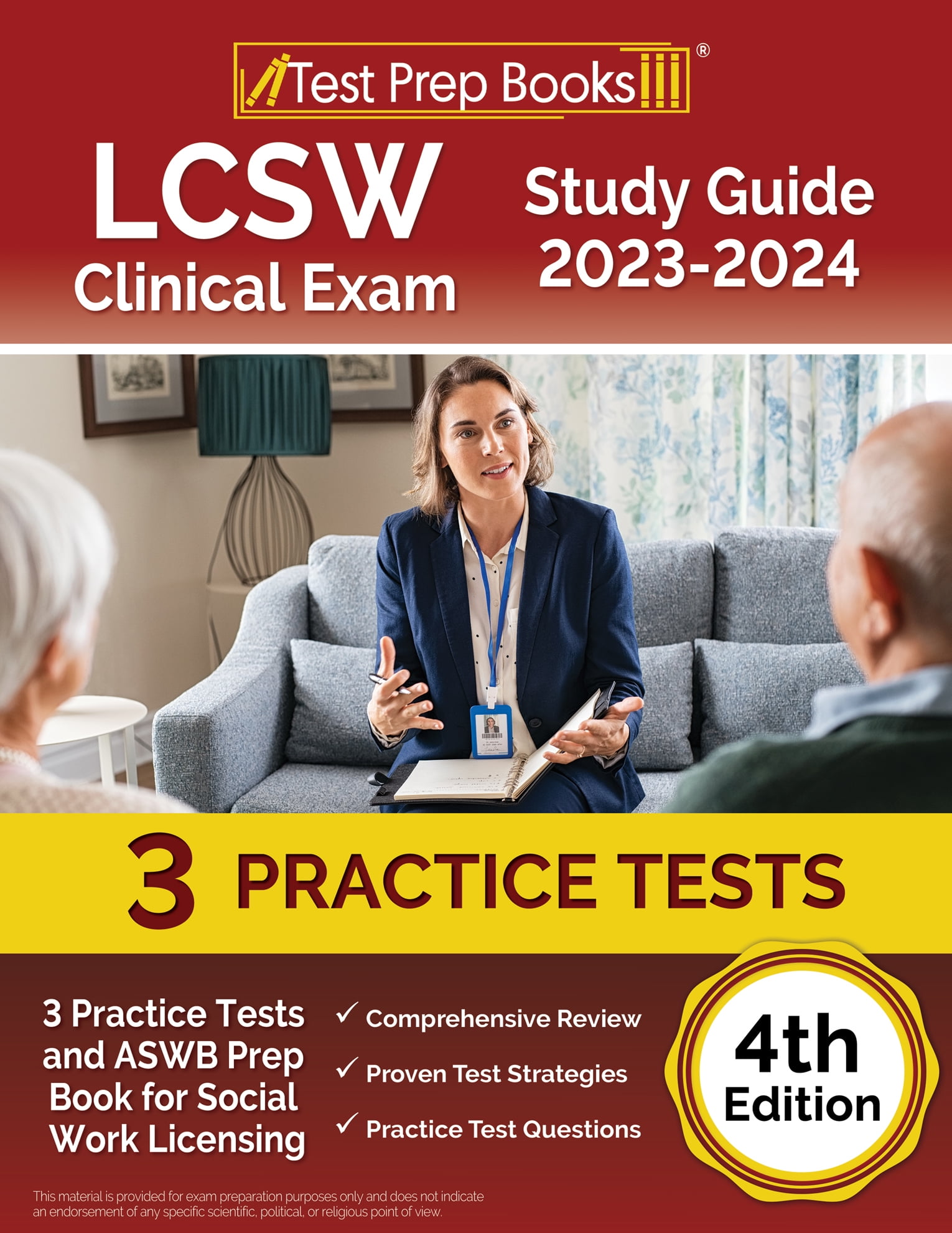 LCSW Clinical Exam Study Guide 2023 2024 3 Practice Tests and ASWB