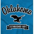 thumbnail image 2 of Oklahoma Cute Cursive Souvenir Men's Graphic T Shirt Tees Brisco Brands S, 2 of 6