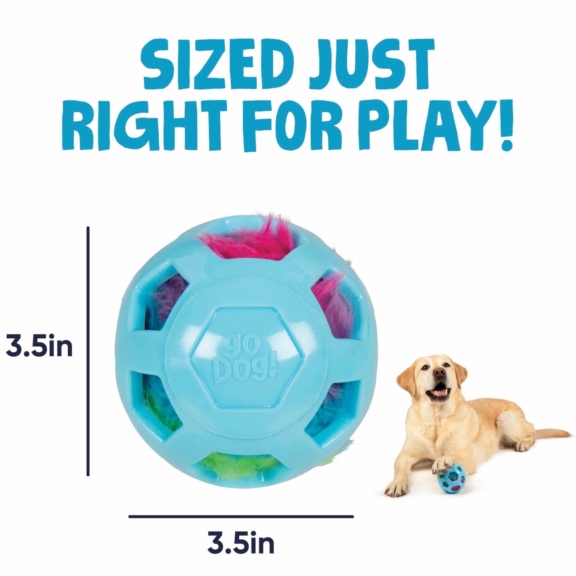 goDog Bounceez Webly Bouncy Dog Toy, Blue, One Size