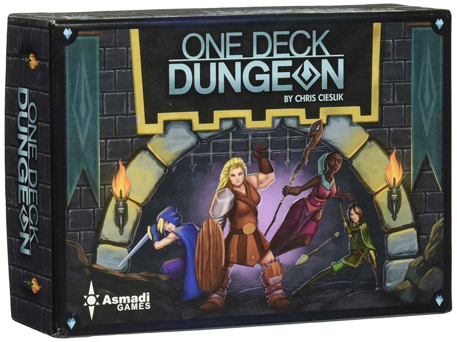 One Deck Dungeon One Deck Dungeon Is A 1 2 Player Cooperative Game By Asmadi Games Walmart Com