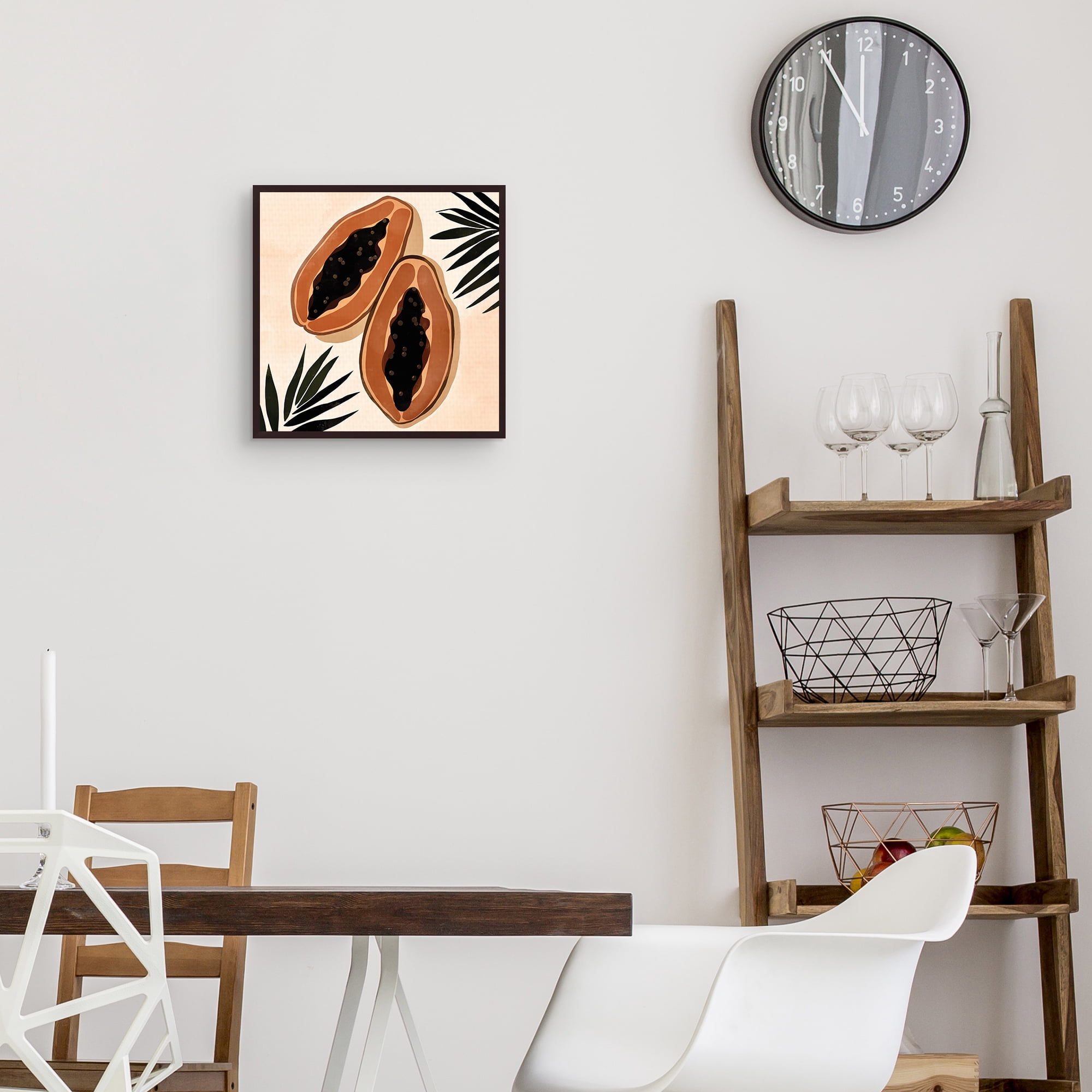 Papaya by Bria Nicole Framed Canvas Art Print