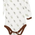 thumbnail image 5 of Hudson Baby Cotton Long-Sleeve Bodysuits, 3- Pack, Newborn- 24 Months, 5 of 5