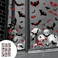thumbnail image 2 of PEIBang Halloween Window Stickers 9PCS,11.81x7.87 in PVC Decals for Party Decor,Ghost Skull Witch Bat Pumpkin Spooky Decoration,Waterproof Peel & Stick,Indoor Outdoor Use, 2 of 6
