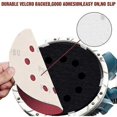 thumbnail image 4 of 225mm Sanding Discs 25 Pieces P150 Grit 10 Holes 225mm Round Sanding Discs Sandpaper for Drywall Sander, 4 of 5