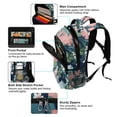 thumbnail image 5 of FORMRS Kids School Backpack Elementary Student Unisex Travel Bookbag with Reflective Stripes, Pink Flowers, 5 of 7