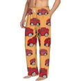 thumbnail image 6 of Logiee Red Cars Print Pajama Pants for Men,Men’s Pajama Bottoms,Mens PJ Pants with Pockets & Button Fly-XX-Large, 6 of 6