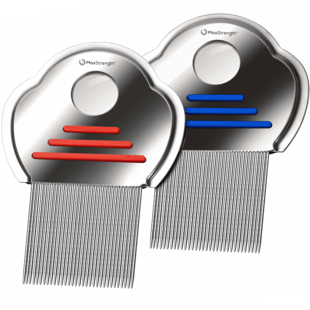 Lice Comb with Magnifier by Max Strength Pro, 2 Count