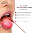 thumbnail image 6 of SoulGenie qSwipe Lite Copper Tongue Cleaners - Relief from Bad Breath - Oral Hygiene (Set of 6), 6 of 7
