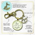 thumbnail image 6 of Bonus Daughter In Law Gutsy Goodness Bronze Metal Keychain Marriage Made Family Wedding Adult Female Jewelry, 6 of 8