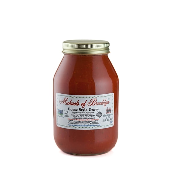 Michaels Of Brooklyn: Sauce Gravy Home Style, 16 Oz