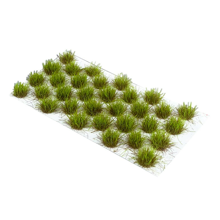 SM SunniMix Portable Static Grass Tufts Diorama Layout Miniature Craft Grass Tuft Model for A, Men's, Size: 9 mm