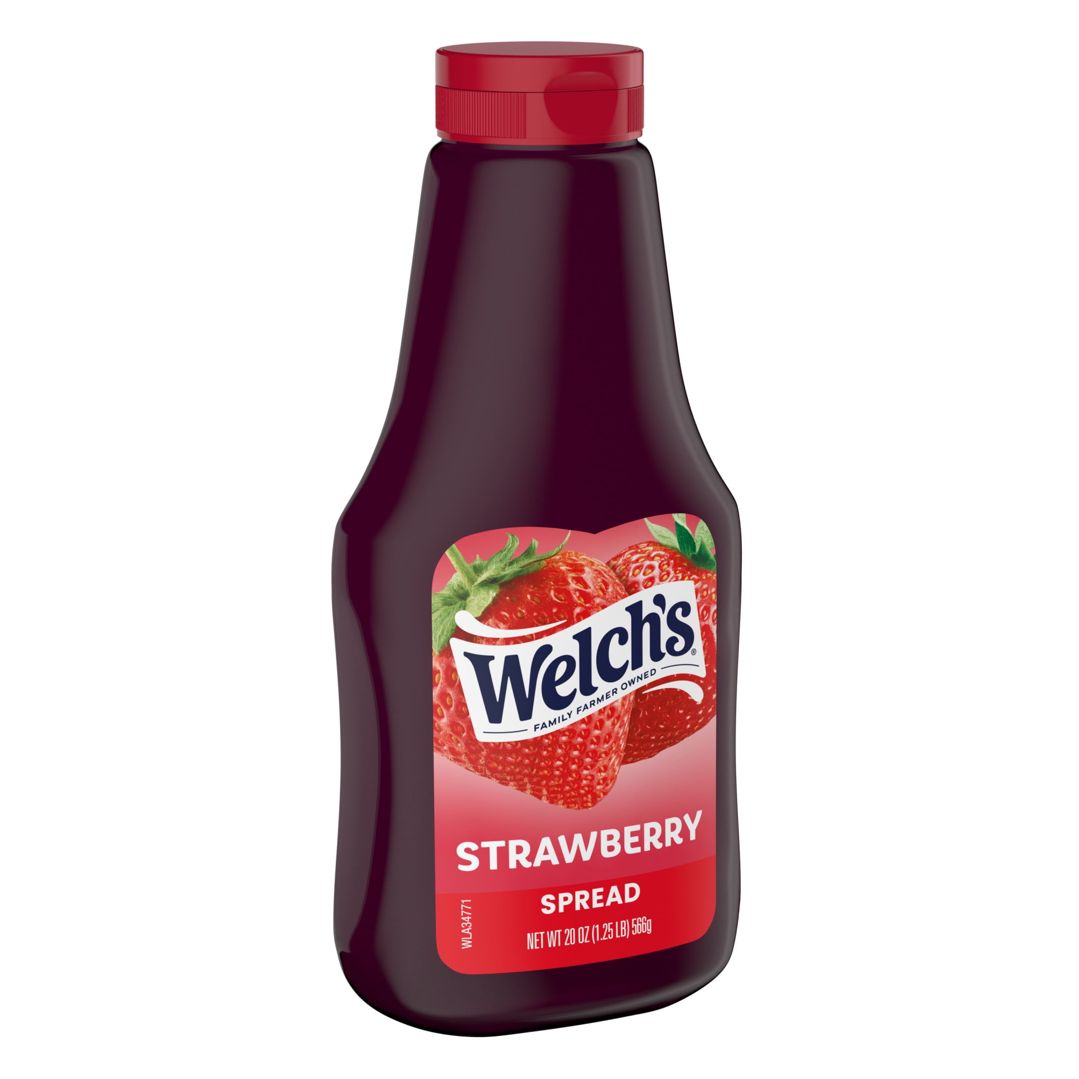 (2 pack) Welch's Strawberry Spread, 20 oz Squeeze Bottle