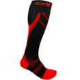 thumbnail image 2 of CSX Compression Socks, Sport Recovery Style, 20-30 mmHg, Red on Black, Medium, 2 of 6