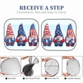 thumbnail image 7 of Uemuo Cute Gnomes in USA1 Printed 2 PCS Car Windshield Sun Shade, Auto Sun Heat and UV Rays Blocker, Foldable Automotive Front Window Sunshade Protector, 7 of 7
