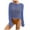 Blue, variant on yillto Women Crop Cover up Crochet Long Sleeve Lightweight Beachwear Protection Bikini Knit Mesh Tops