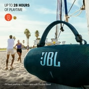 JBL Charge 6 - Portable waterproof & drop-proof Bluetooth speaker, Bold JBL Pro Sound with AI Sound Boost, 28Hrs of Playtime, Built-in powerbank &  with a sturdy/removable carrying strap (Blue)