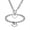 Silver, variant on Stainless Steel Chain Heart Toggle Choker Bracelet Necklace Set for Womens Fashion Valentine