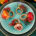 thumbnail image 1 of Sales Today Clearance! 2Pcs Valentine's Day Rose Napkin Rings, Faux Rose Napkin Holders for Wedding, Romantic Dinner, Anniversary, and Holiday Table Settings, Alloy Napkin Rings for Special Occasions, 1 of 7