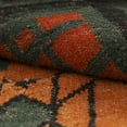 thumbnail image 6 of Kilim Wool Jute Rug – Handwoven Southwestern Area Rug with Tribal Geometric Pattern & Fringe 7 X 10   FEET, 6 of 7