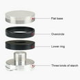 thumbnail image 3 of 2 in 1 Coffee Distributor and Tamper Stainless Steel Dual Coffee Leveler Adjustable Height Distribution Tool with Anti Slip Pattern, 3 of 7