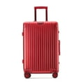 thumbnail image 1 of Aluma Aurea Bagage à Main Léger de 20 Pouces à Coque Rigide avec Roues, Serrure TSA, Valise Extensible et Résistante aux Rayures, Approuvé par les Compagnies Aériennes avec Sac de Voyage pour Hommes et Femmes (Rouge), 1 of 1