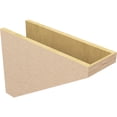 thumbnail image 5 of 8"W x 24"D x 16"H Classic Concord Rough Cedar Woodgrain TimberThane Corbel, Primed Tan, 5 of 6