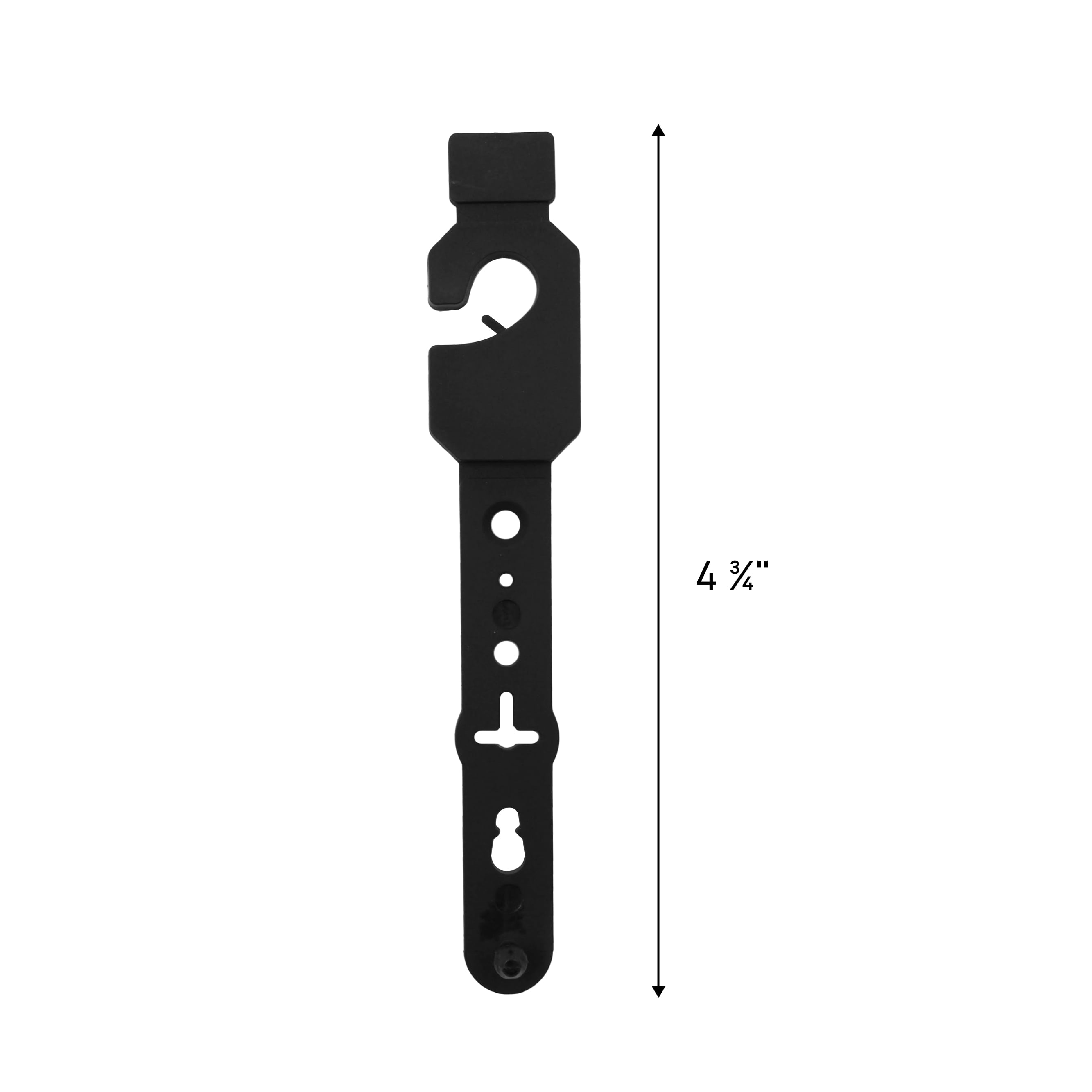 SSWBasics Black Plastic Belt Hangers - Pack of 100
