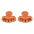 thumbnail image 1 of 4x2x Plantilla De Sellos De Pestañas Con Mango Lazy DIY Plantilla De Pestañas Inferiores Naranja, 1 of 8