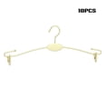 thumbnail image 1 of Metal Coat Hangers Sturdy Anti Slip for Closets Clothes Racks for Shirts Skirts(Gold 10pcs), 1 of 3
