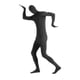 thumbnail image 3 of Traje Zentai de cuerpo entero para adultos, traje ajustado de segunda piel de licra para hombre, disfraz de Cosplay para fiesta de Halloween, mono negro y verde, 3 of 5