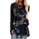 thumbnail image 1 of Camiseta de manga larga con cuello redondo y estampado navideño para mujer Pompotops  qwe24167, 1 of 5