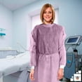 thumbnail image 7 of Pink Disposable Isolation Gown. 50 Pack Disposable Gowns Medical with Cuffs, Sleeves, Back Ties. 45 GSM SPP Disposable Medical Gowns for Women and Men. Unisex Disposable Surgical Gowns, 7 of 7