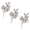 White, variant on Sktrjpolfis Independence Day Artificial Flower Stems, Red White Blue, 49cm, 3-Pack, Patriotic Home Decor for Table Vase