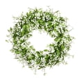 thumbnail image 1 of artificial de 17,7 pulgadas, s florales decorativas de vitalidad de hojas Coronas de puerta delantera, 1 of 8