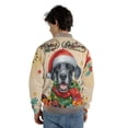 thumbnail image 5 of Merry Christmas Santa Great Dane Scarf Twinkling Lights Xmas Holiday All Over Print 3D Baseball Jacket Danes Dog Lover Gifts Bomber Jacket Softball - 00022, 5 of 6