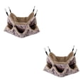 thumbnail image 3 of Greeniant Hamaca y acogedora, cama tipo jaula para animales pequeños, fácil de limpiar, hamaca, cobaya, jaula, manta para mascotas, taza rosa taza rosa 2Conjunto, 3 of 6