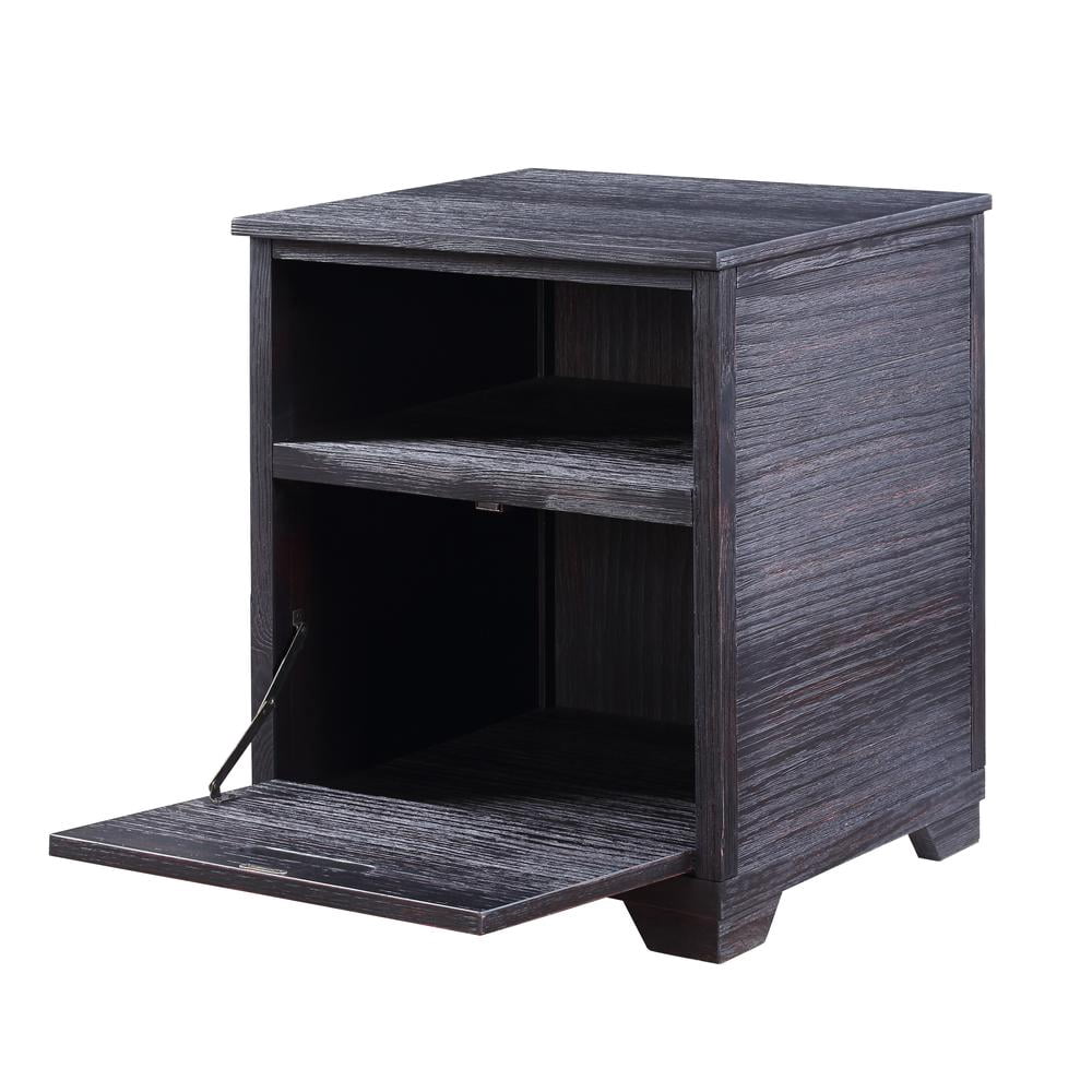 Acme Furniture Kamilia End Table, Antique Black