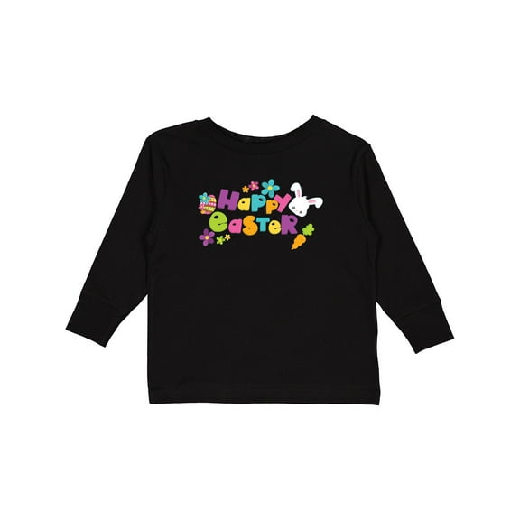 Inktastic Happy Easter Boys or Girls Long Sleeve Toddler T-Shirt