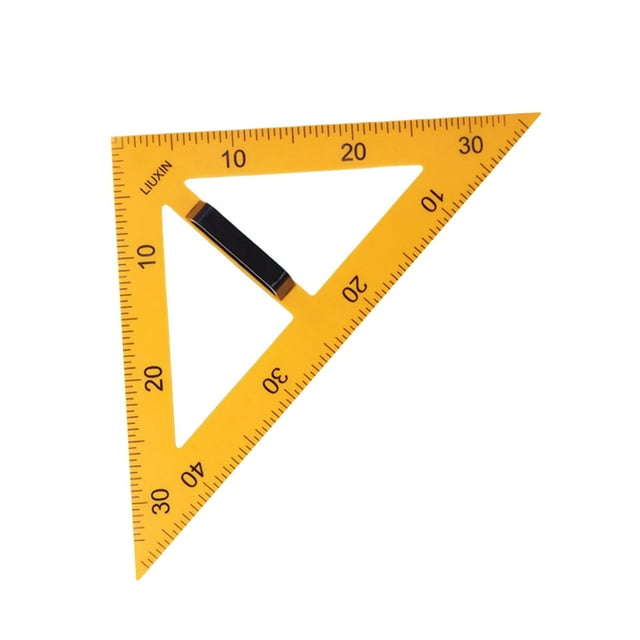 GUOOL Équipement de Mathématiques Géométrie Dessin Outil de Mathématiques Géométrie pour Classe d'Ingénierie 45 triangle