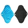 thumbnail image 3 of Aslana 6-Pack Women Cloth Menstrual Sanitary Pads with Wings. Reusable & Washable. 3 Sizes Available for Overnight Heavy flow, Daily flow or Pantyliner., 3 of 5