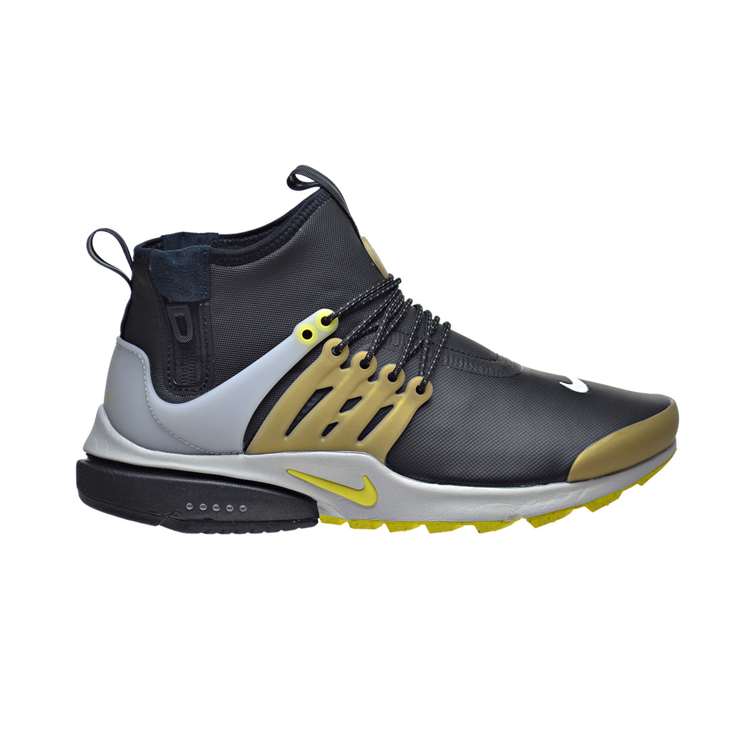 schoner Chaise longue Dhr Nike Air Presto Mid Utility Men's Shoes Black/Metallic Gold/Neutral  Grey/Yellow Streak 859524-002 - Walmart.com