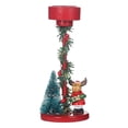 thumbnail image 2 of Floleo Christmas Deer Christmas Candlestick Holders - Vintage Candle Stick Holder With Xmas Pinecone Decorative Reindeer Candle Stands Centerpieces For Xmas Table Mantle Fireplace, 2 of 6