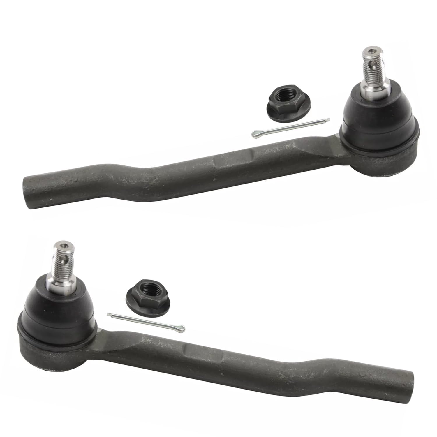 Detroit Axle - 6pc Front End Control Arms Kit for 2016-2021 Honda Passport Pilot Ridgeline 2 Lower Control Arms with Ball Joints 4 Inner Outer Tie Rods 2017 2018 2019 2020 Replacement