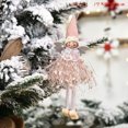 thumbnail image 3 of Regalos de Año Nuevo 2024 Corona Velo Muñecas de niña Muñeca de ángel Navidad 2023 Adornos para árbol de Navidad Decoraciones navideñas para el hogar Noel Natal, 3 of 5
