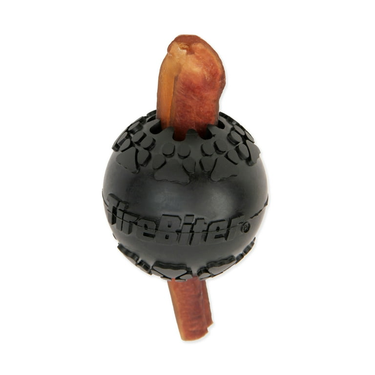 Mammoth TireBiter Advanced Ball Rubber Dog Toy w/Treat Station