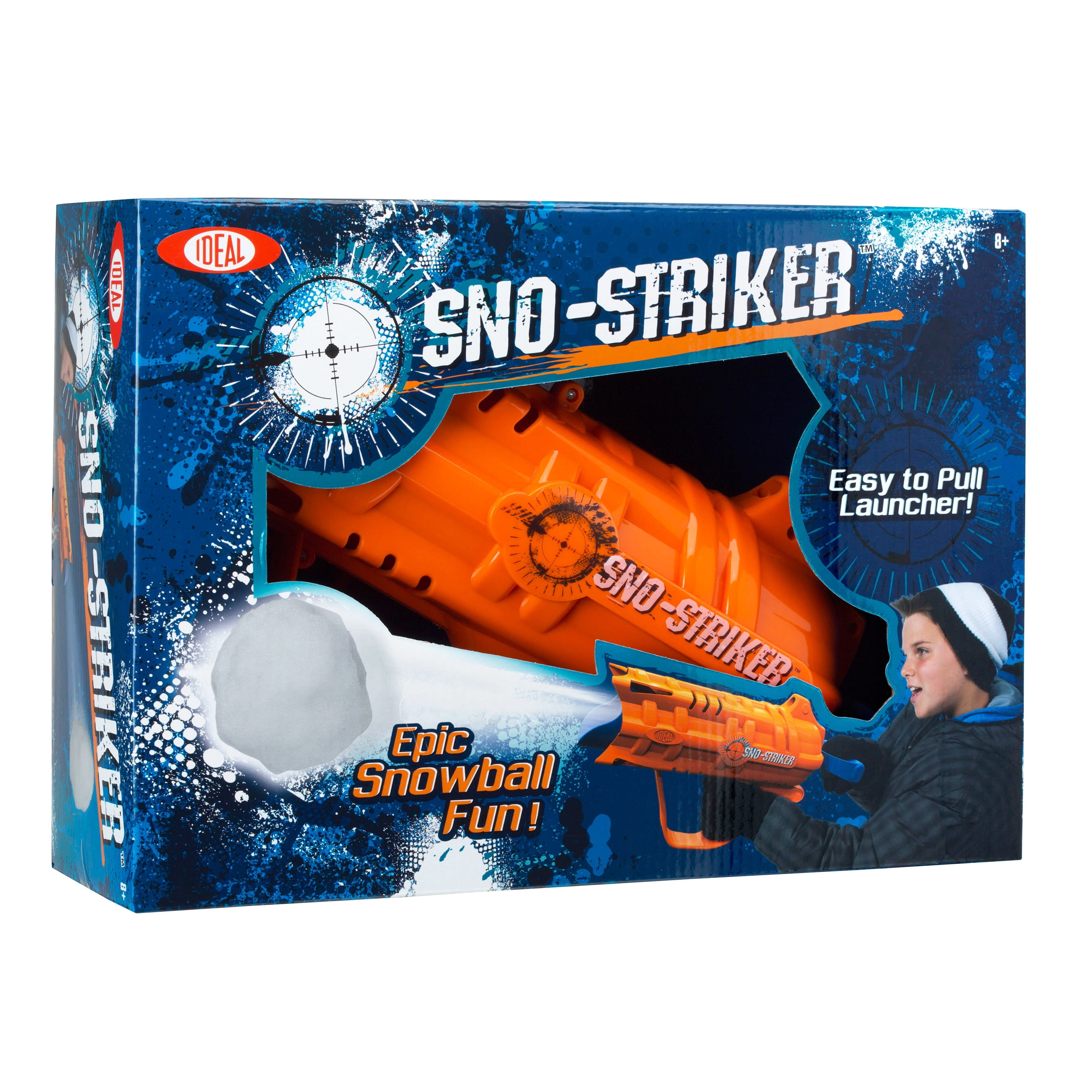 Ages 8+ Ideal Sno Striker Snowball Launcher 