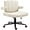 Beige, variant on Grey Criss Cross Office Chair with Wheels, Ergonomic Wide Seat Vanity & Dressing Table Chair, Adjustable Arms Swivel Rolling Desk Chair for Women, Comfortable Cross-Legged Support