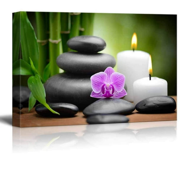 Canvas Prints Wall Art Zen Basalt Stones And Orchid Spa Beauty Calmness Concept Modern Decor Home Decoration Stretched Gallery Wrap Giclee Print Ready To Hang 16 X - Zen Spa Wall Art Canvas Prints Wall Art Zen Basalt Stones And Orchid Spa Beauty Calmness Concept Modern Decor Home Decoration Stretched Gallery Wrap Giclee Print Ready To Hang 16 X - Zen Spa Wall Art