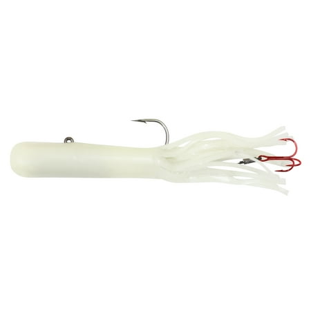 Northland Fishing Tackle Level-Head Predator Tube 1/card 3/4oz 3/0 HK - White