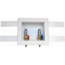 Oatey 38542 Quadtro Quarter Turn with Water Hammer Washing Machine Outlet Box